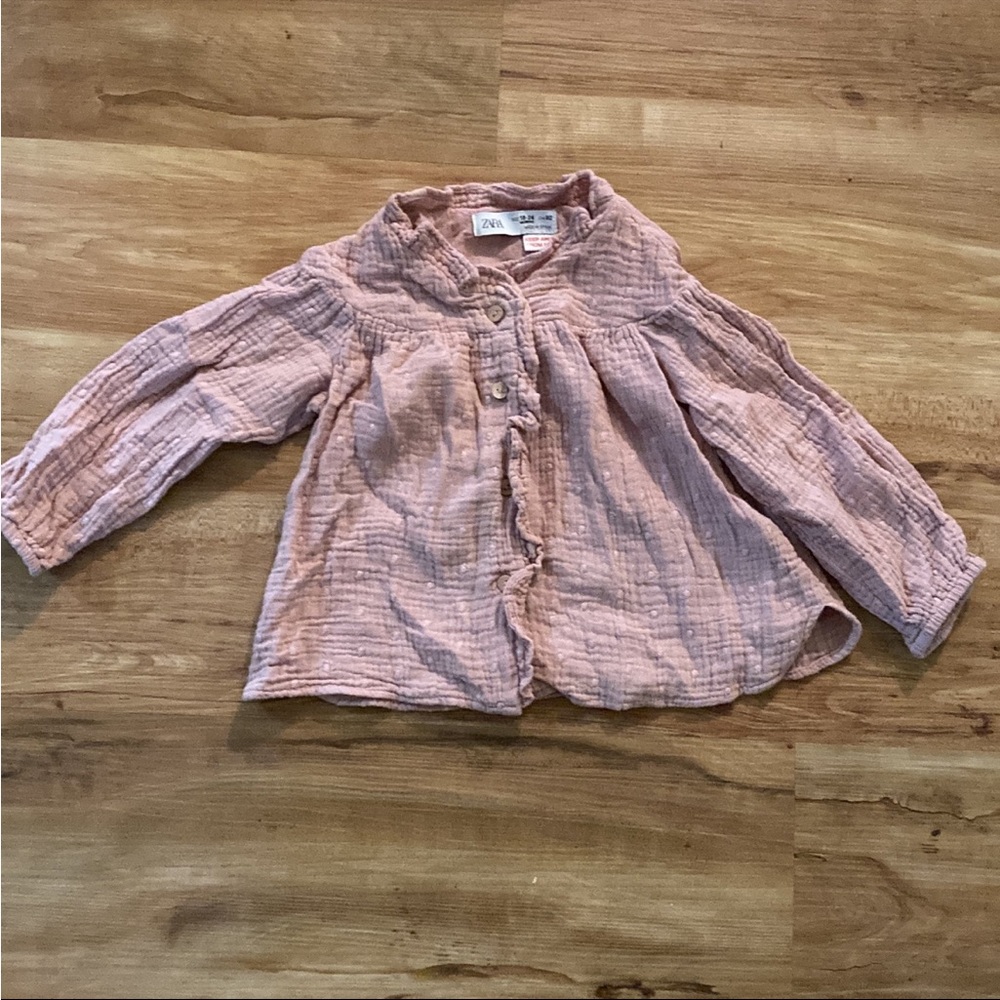 Pink Zara shirt